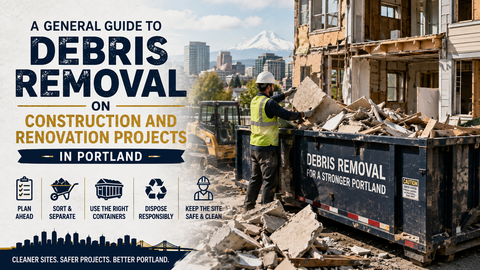A General Guide to Debris Removal on Construction and Renovation Projects in Portland